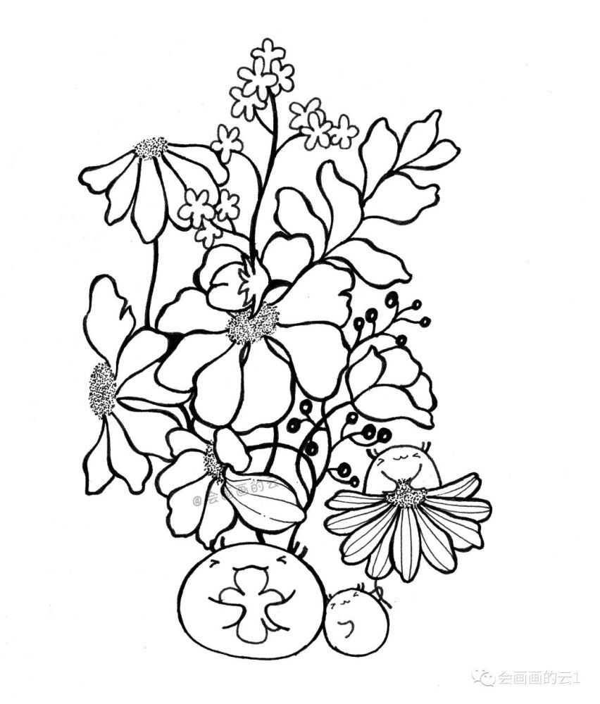 简笔画|画画就是这么简单！教你用8步画一幅好看的简笔画