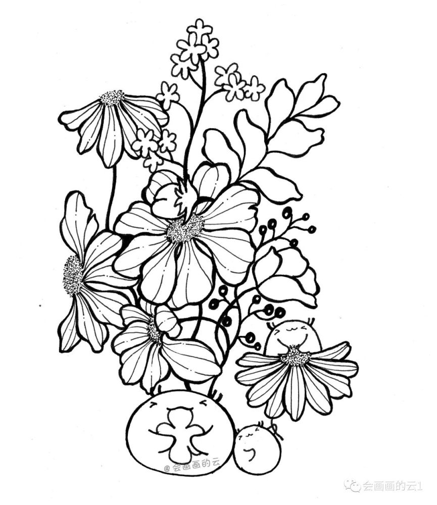 简笔画|画画就是这么简单！教你用8步画一幅好看的简笔画