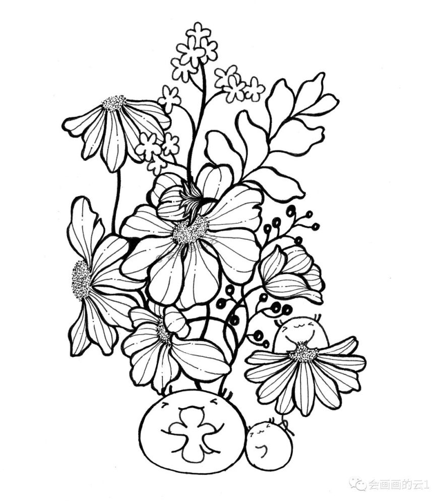 简笔画|画画就是这么简单！教你用8步画一幅好看的简笔画