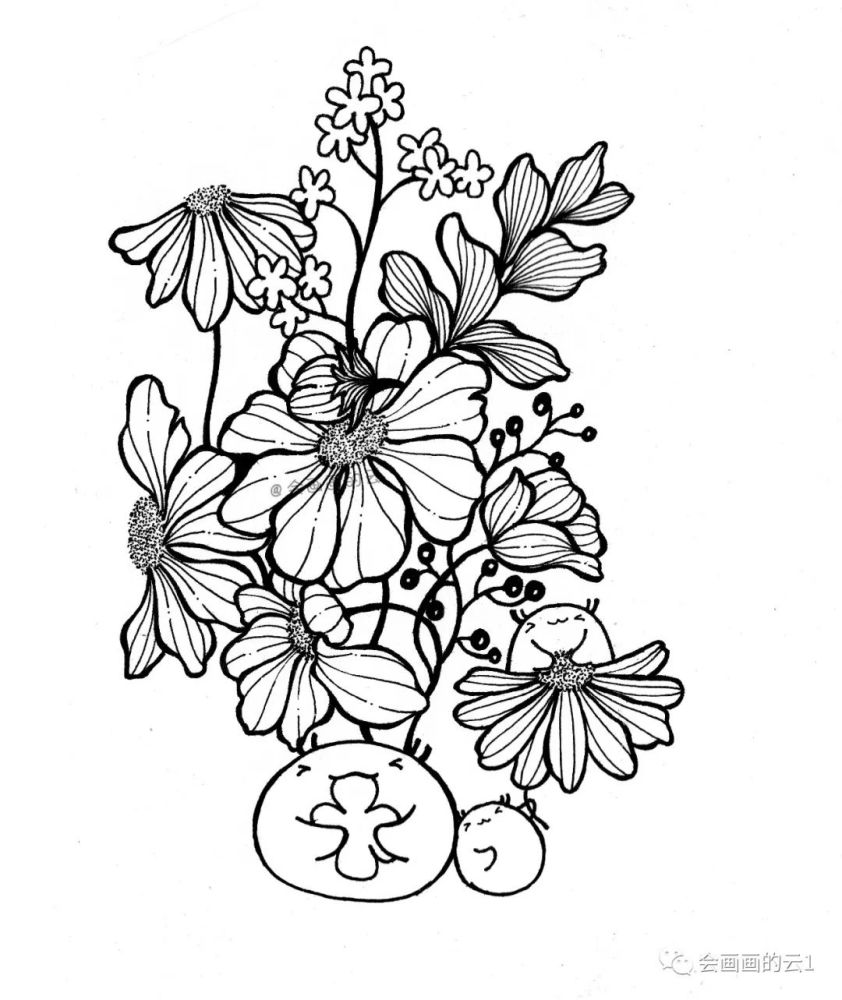 简笔画|画画就是这么简单！教你用8步画一幅好看的简笔画