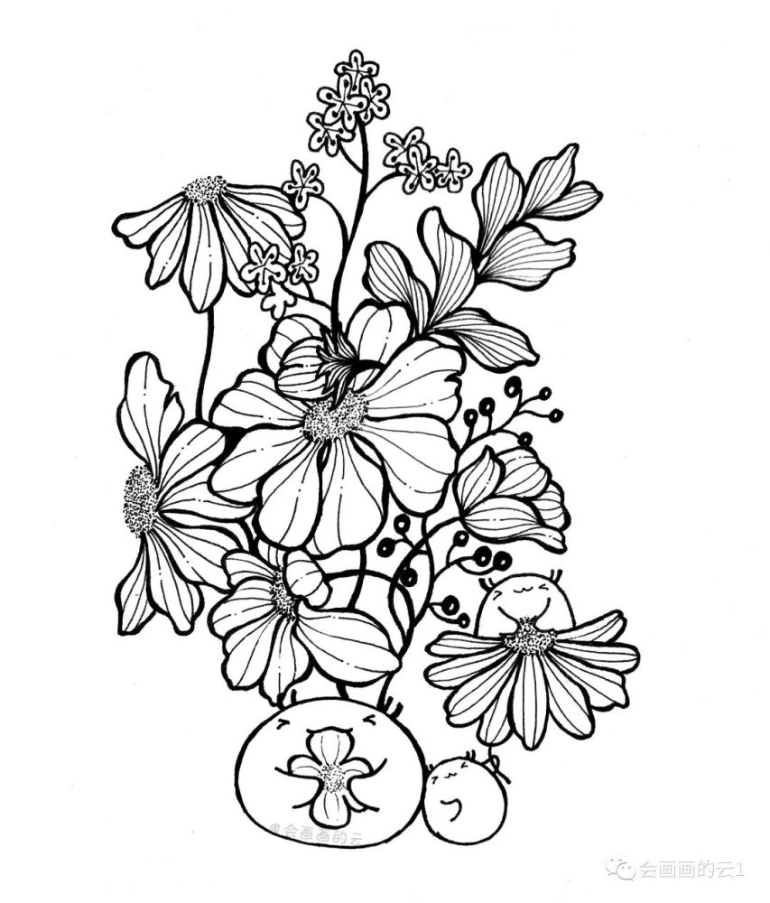 简笔画|画画就是这么简单！教你用8步画一幅好看的简笔画