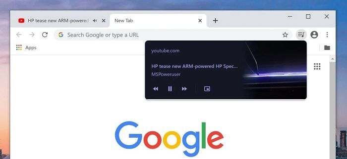 新版chrome全局媒体控件ui被用户吐槽太难看 腾讯新闻