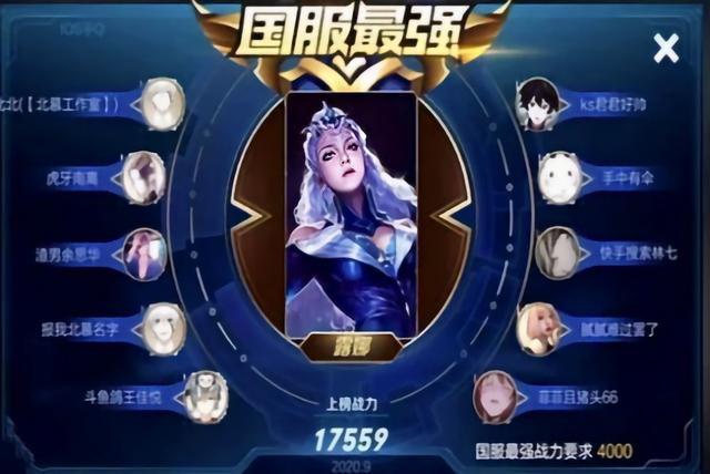 国服露娜争夺进入白热化,榜首已经20000分,又是富婆霸榜?