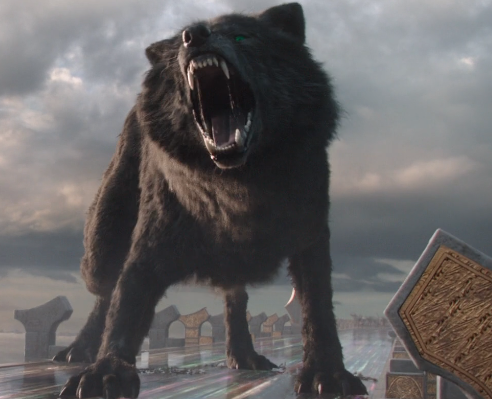 能在纯粹力量上胜过浩克的没有几个人,灭霸算一个,巨狼芬里尔算一个