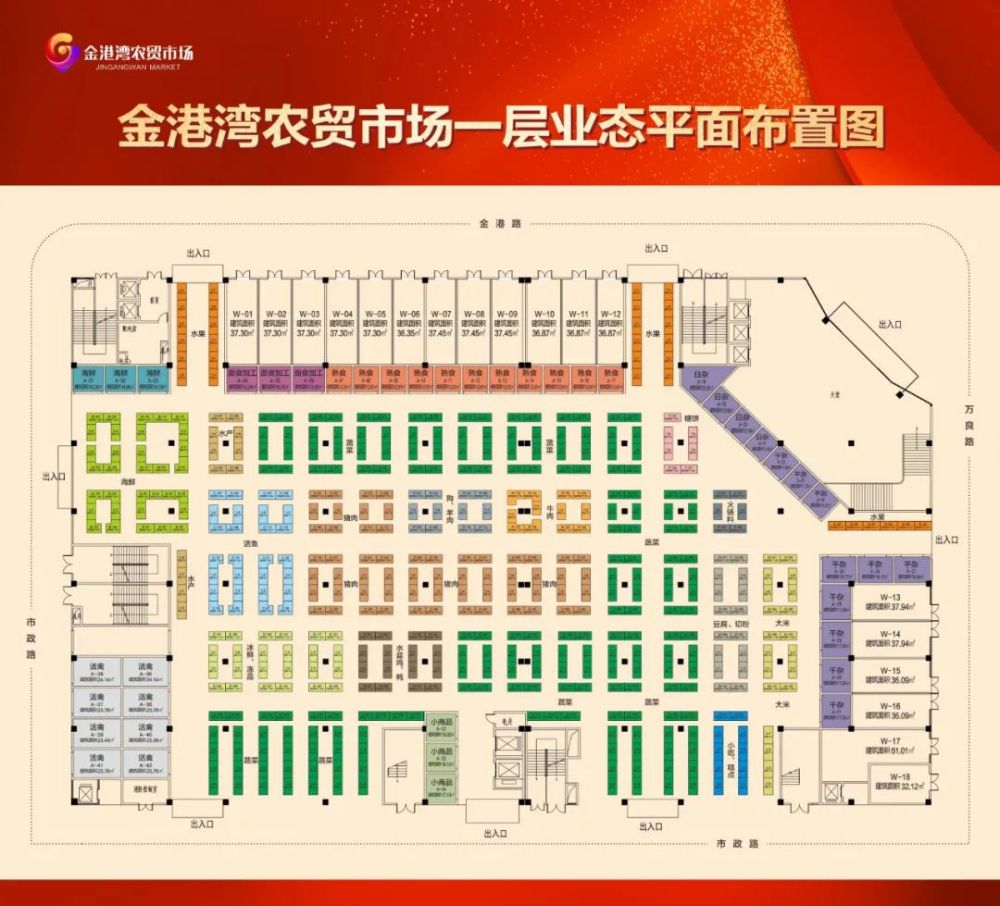 多家品牌商家入驻玉林这个大型新晋农贸市场繁华待启