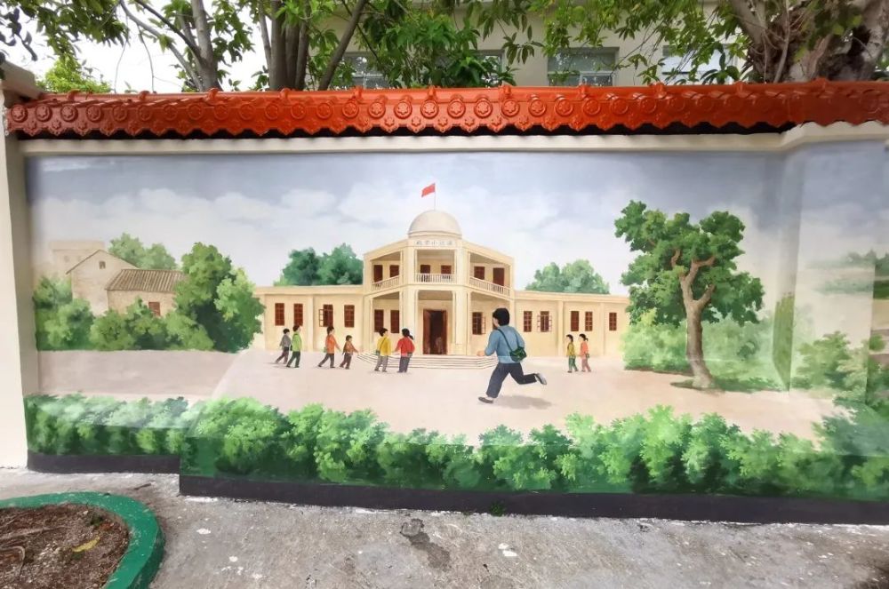 涌头村|中山沙溪镇这条村把历史文化画上墙