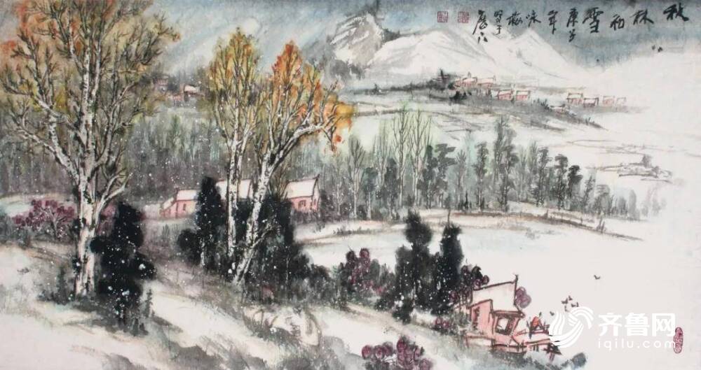 高咏梅|笔墨丹青故乡情！女画家高咏梅绘就别样长白山