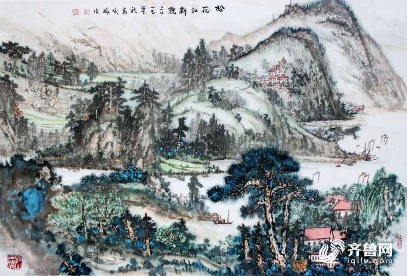 高咏梅|笔墨丹青故乡情！女画家高咏梅绘就别样长白山