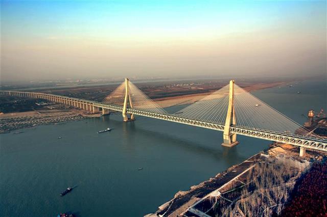 公安县观音寺长江大桥图片