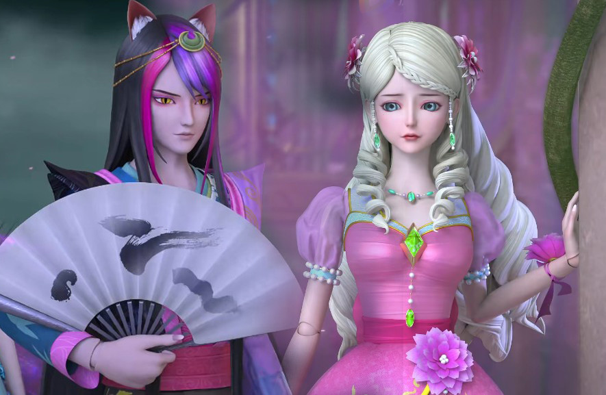 叶罗丽颜爵牵手阿冰那一刻爵灵党就死心了爵灵只是拉郎配