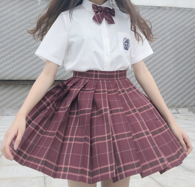 推荐萌款jk制服格裙 Jk 沙华 少女 森林
