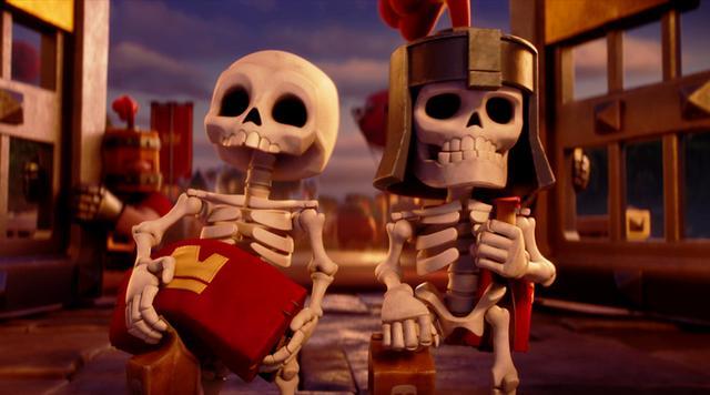 扫地僧|骷髅|动画|部落冲突|皇室战争|彩蛋