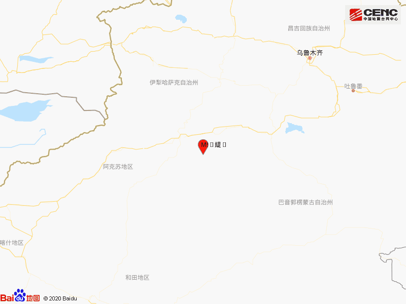 库车市|新疆阿克苏地区库车市发生4.9级地震