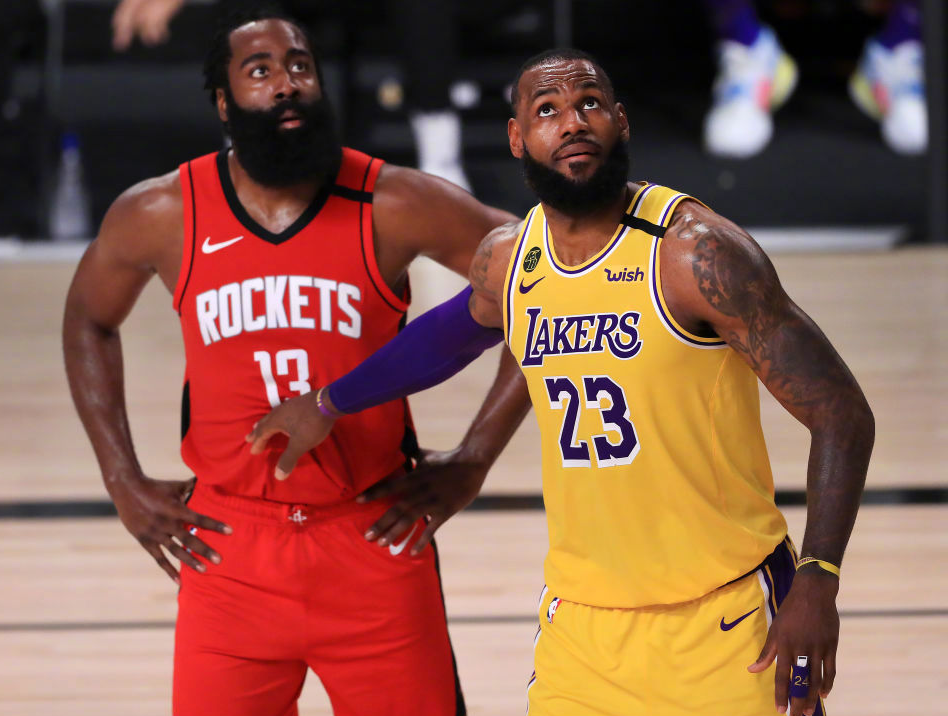 火箭队|开场狂轰13-2，三位射手爆发，湖人打懵火箭，哈登不敢投三分！