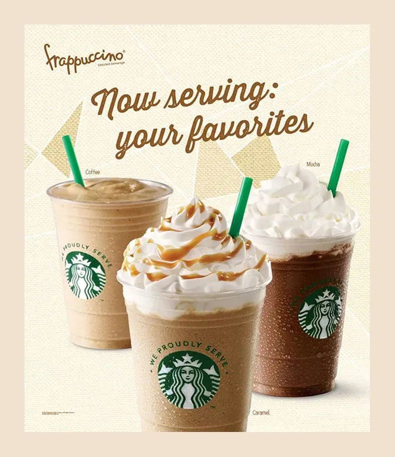 海报设计|星巴克的海报设计，真香