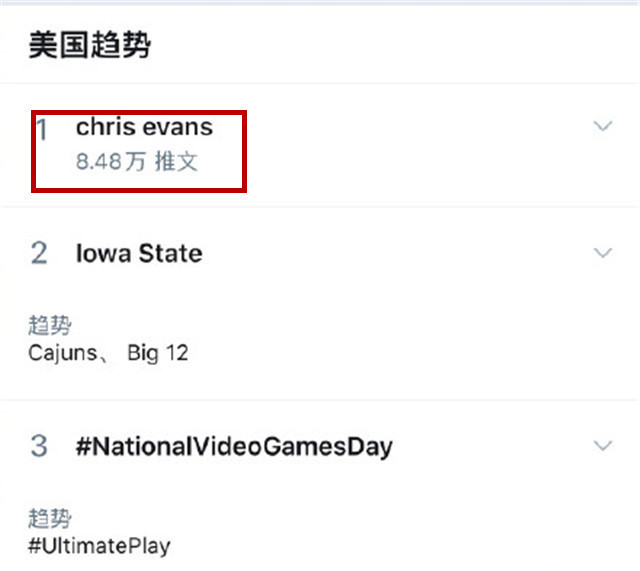 克里斯·埃文斯|“美国队长”埃文斯晒自拍意外曝光不雅照，迅速疯传登顶热搜第一