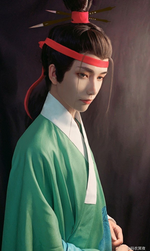 江南百景图沈周cos心心念念的沈大人从二次元出来了