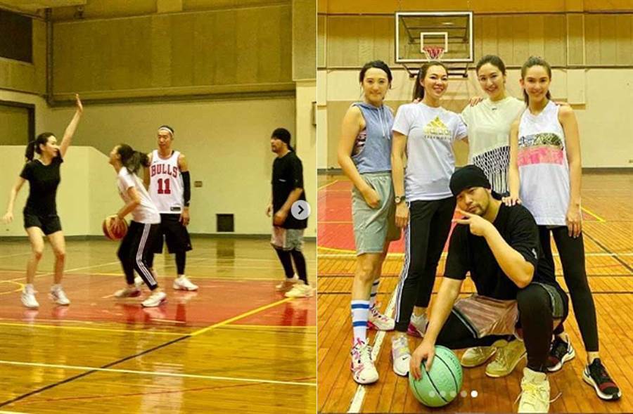 周杰伦|周杰伦陪众美女打篮球，仨球友背景强大，千亿富士康老板娘在其中