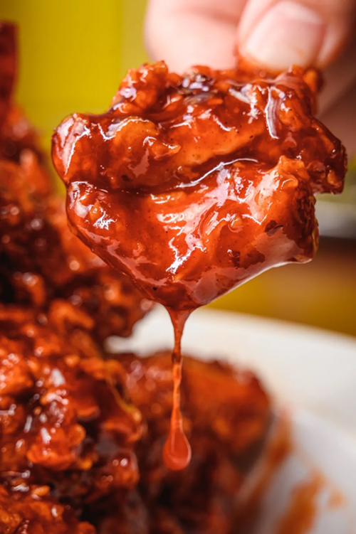 韩式裹酱炸鸡,绝了!真的绝了