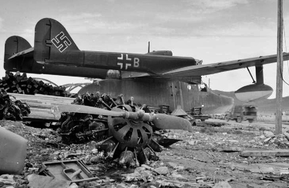 二战德国bv138水上飞机,盟军北方航线的重大威胁之一_腾讯新闻