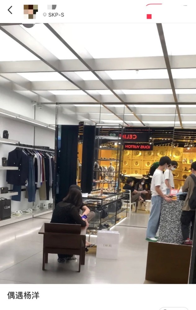 杨洋|偶遇杨洋陪父母逛奢侈品店，杨母罕见露面被赞气质出众