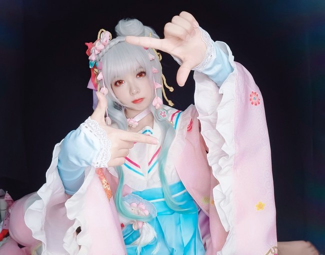 地缚少年花子君八寻宁宁和服cosplay