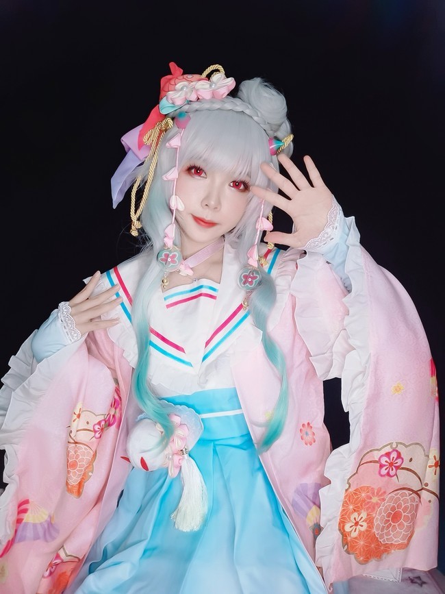 地缚少年花子君八寻宁宁和服cosplay