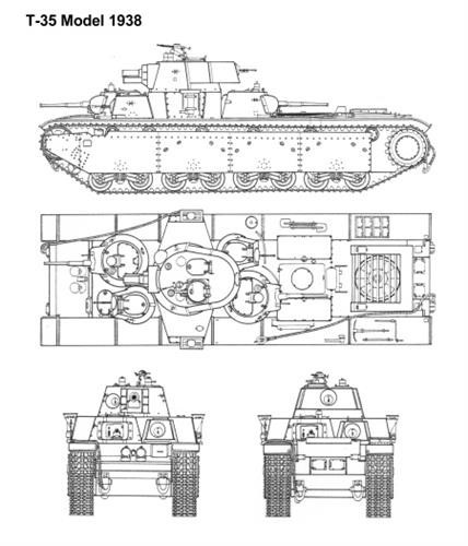 拥有5个炮塔,堪称陆地巡洋舰的苏联坦克——t-35重型坦克_腾讯新闻
