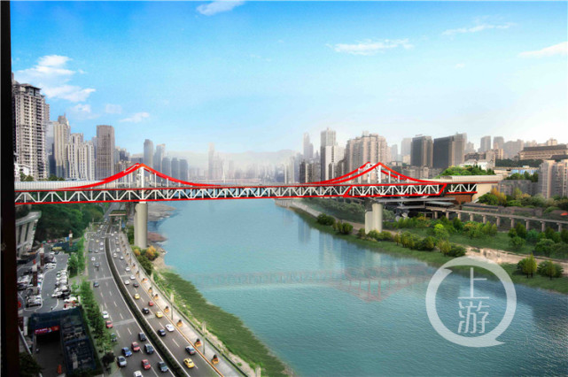 设计为香槟金色的曾家岩大桥为何变红上游新闻独家揭秘