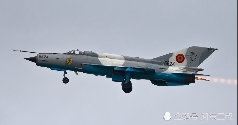 罗马尼亚空军米格-21mf战斗机