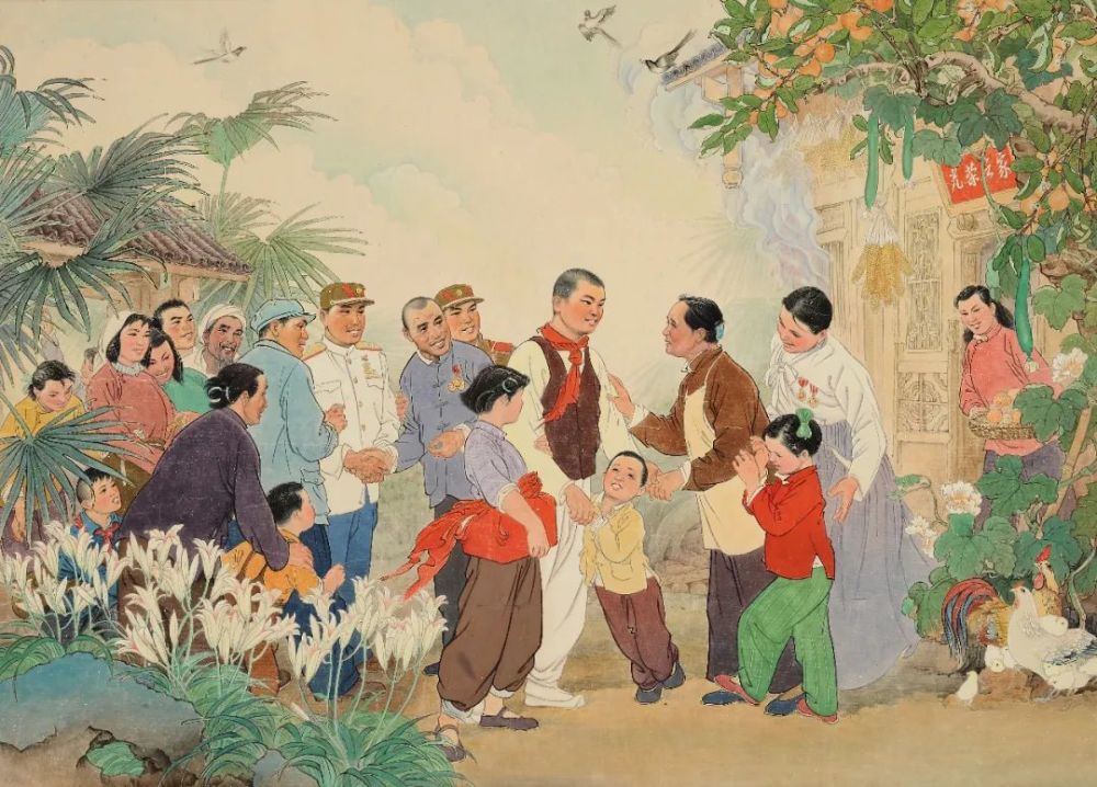 陈白一|著名工笔人物画家陈白一人物画作品欣赏