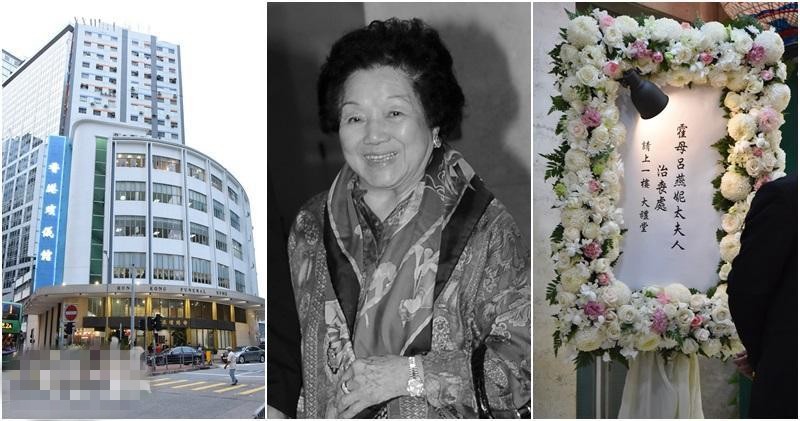 霍英东|霍英东夫人设灵，霍启刚郭晶晶打点至晚上，7岁儿子帮忙折祭品