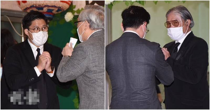 霍英东|霍英东夫人设灵，霍启刚郭晶晶打点至晚上，7岁儿子帮忙折祭品