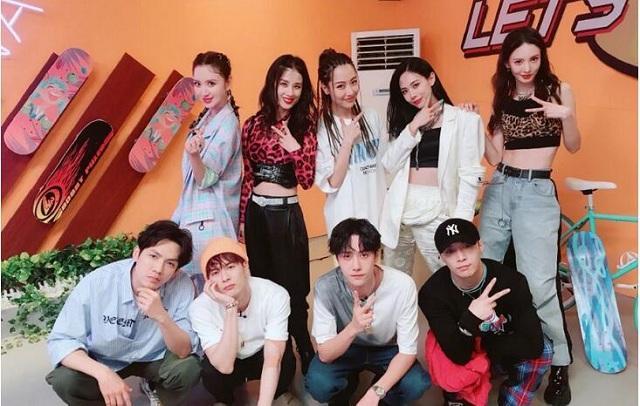 王一博|王一博和选手贴身“热舞”，五位姐姐尖叫连连，《街舞3》太炸了