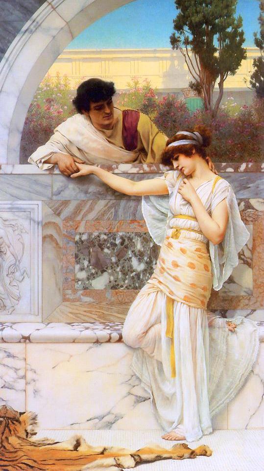 迷人韵味人体油画|威廉 格威德|约翰·威廉·格威德|维多利亚时代