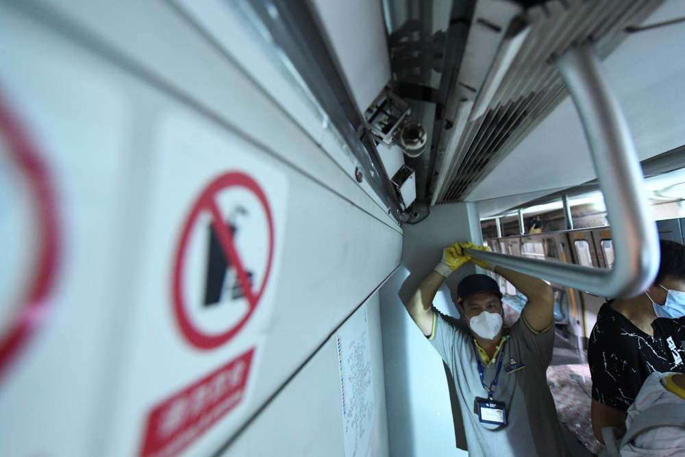 京港地铁|减少座椅 增大空间 京港地铁4号线年底前完成多功能区改造