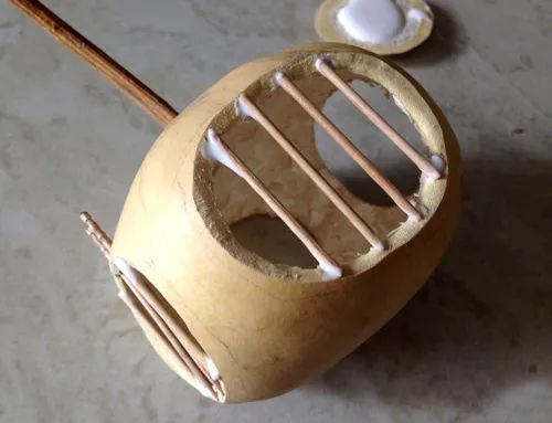 葫芦|巧用柿子葫芦做蝈蝈笼