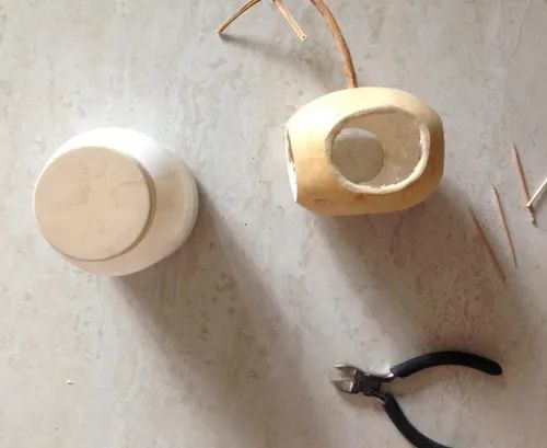 葫芦|巧用柿子葫芦做蝈蝈笼