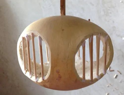 葫芦|巧用柿子葫芦做蝈蝈笼