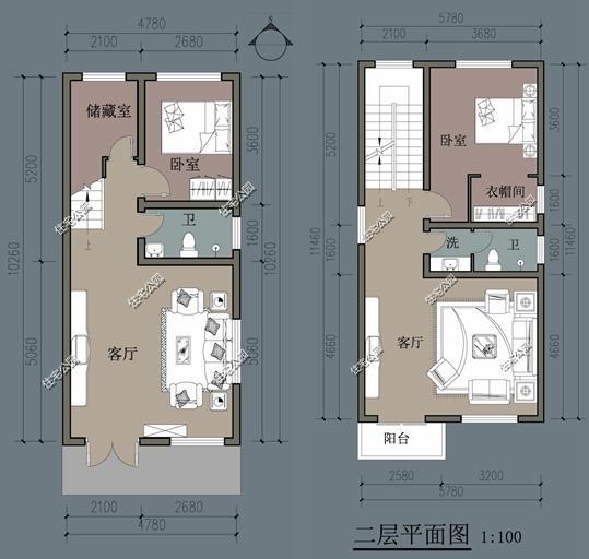 宽4米,进深10米农村自建房,要怎么设计?