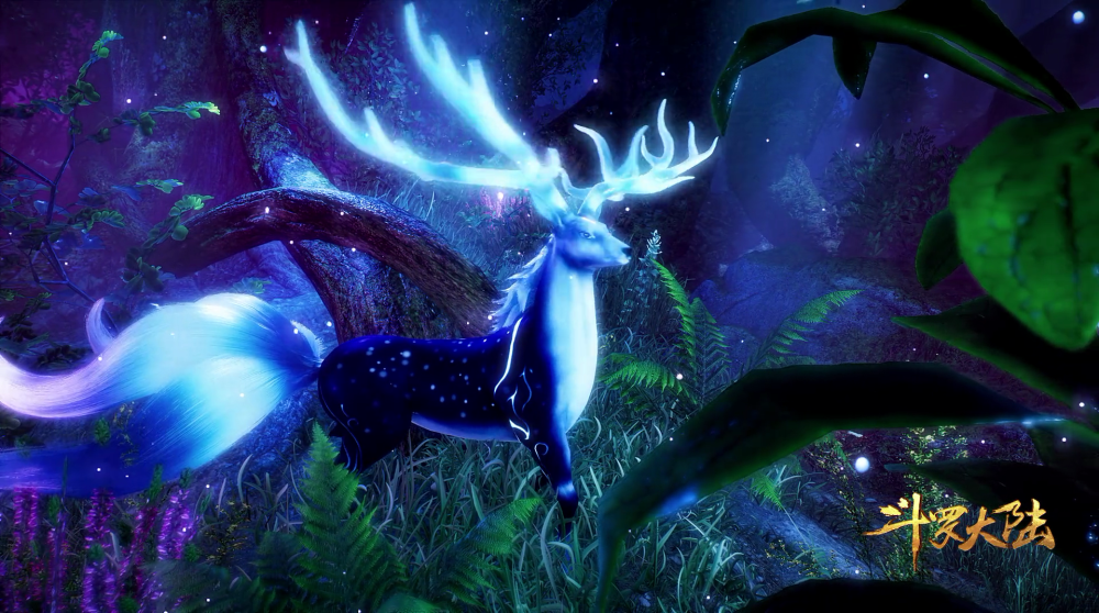 每次蓝银皇出现的地方都有它,这只七彩神鹿的来历不一般_腾讯新闻
