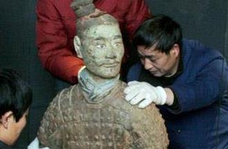 兵马俑|始皇陵中有一张神秘的“脸”，专家无法解释，仅仅和世人见过4次面