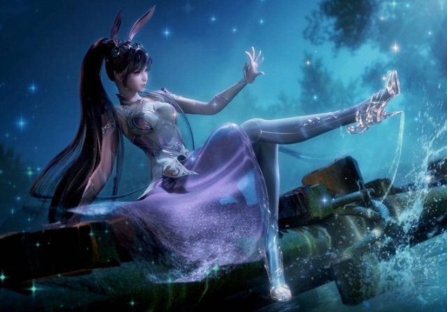 斗罗大陆小舞新模竟隐藏玄机长裙开衩竟到了腰部过腰丝袜太养眼