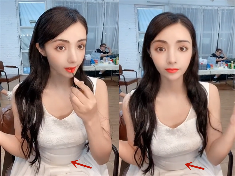 麦迪娜|麦迪娜大口吃蛋糕胃口超好，小腹凸出明显像怀二胎