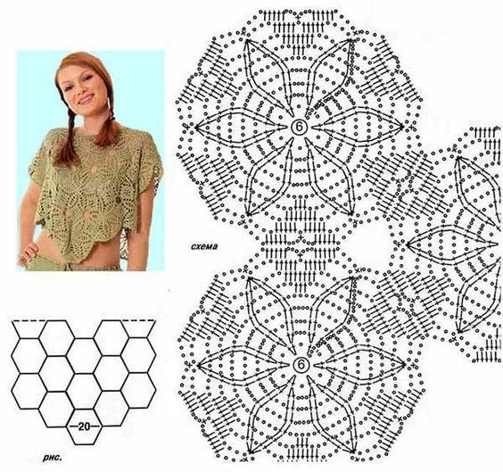 钩针|把学会的钩编花样拼出几件美衣，每天都能换着穿！