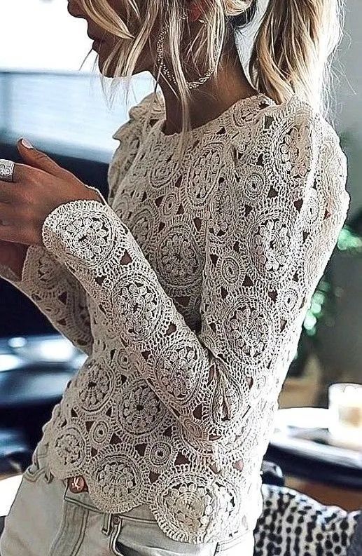 钩针|把学会的钩编花样拼出几件美衣，每天都能换着穿！