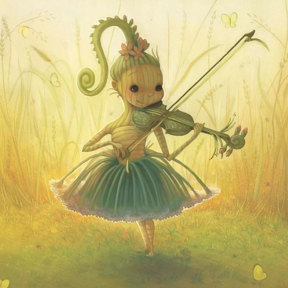 插画师的童话水彩插画