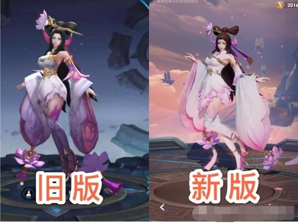 王者荣耀:旧版vs新版,貂蝉动人露娜太美,但是他还是最忘不掉