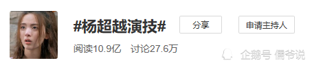 杨超越|杨超越被嘲演技太差，情绪全靠瞪眼，本尊发声回应