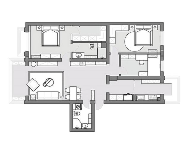 装饰品|北京夫妇晒出超干净的新家，全屋没用一件装饰品，但就是耐看！